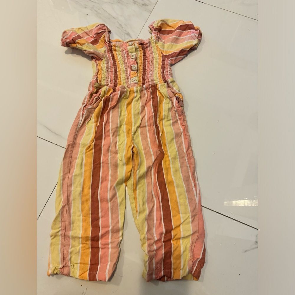 Jessica Simpson pink and yellow jumpsuit #11